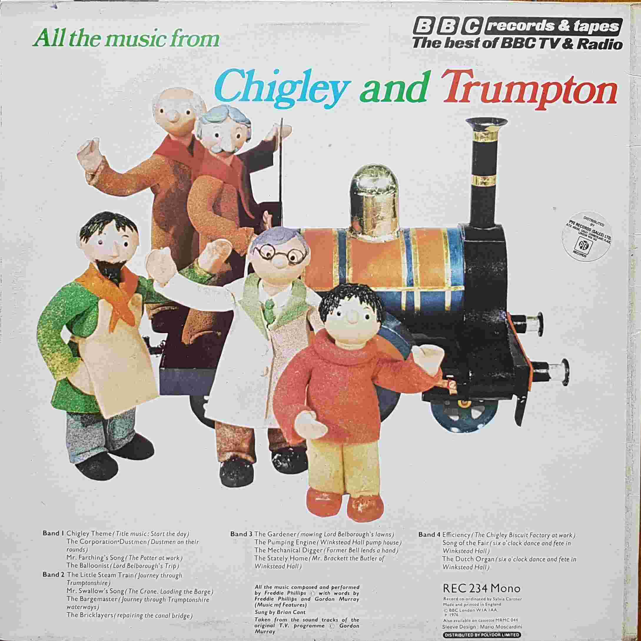 Picture of REC 234 All the music from Trumpton and Chigley by artist Freddie Phillips / Gordon Murray from the BBC records and Tapes library